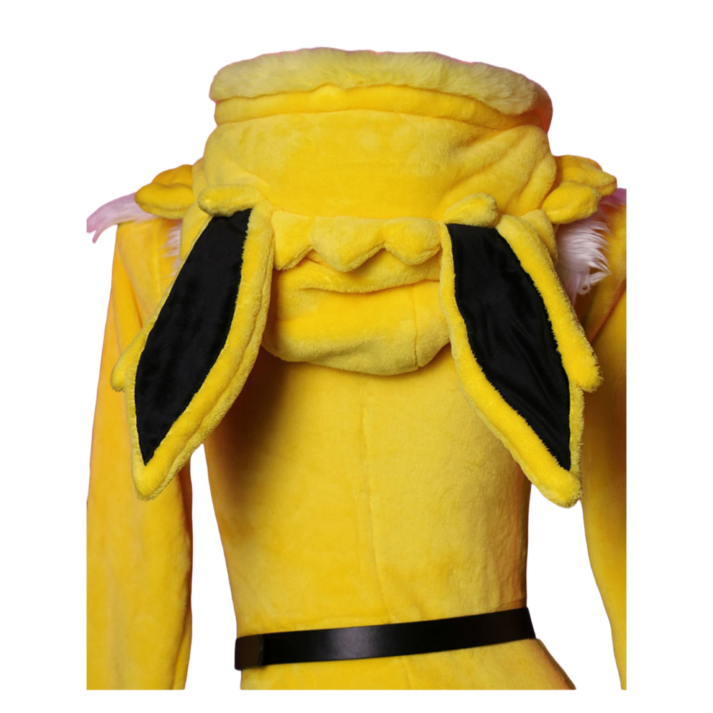 Official Pokemon Yellow Jolteon Plush Animal Cosplay Costume Hooded Pajamas - Halloweez