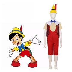 Pinocchio Cosplay Costume for Halloween and Stage Performances