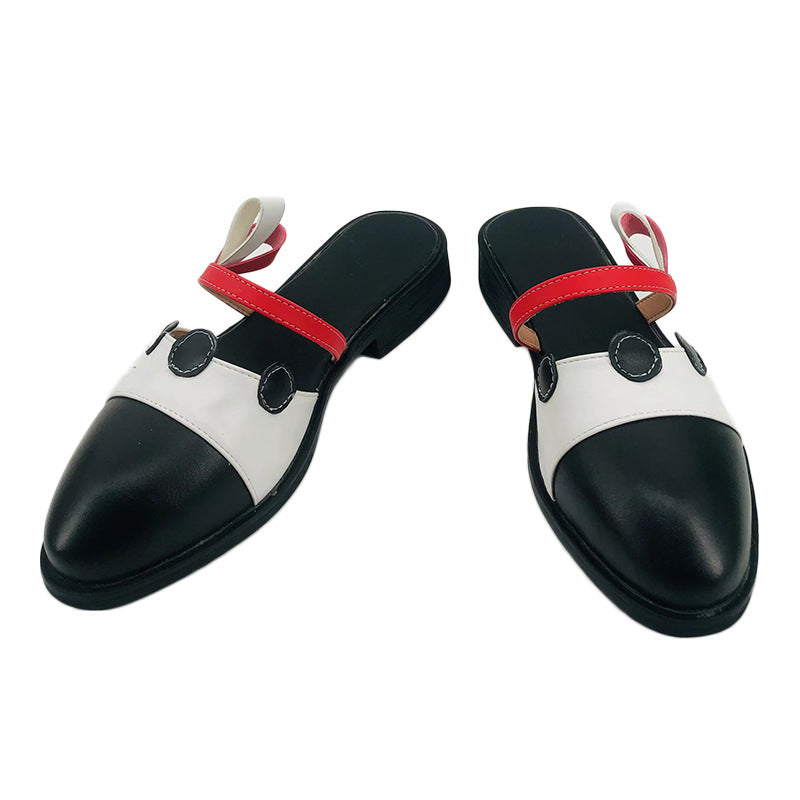 Genshin Impact Gorou and Wind Maid Cosplay Shoes for Anime Convention - Halloweez