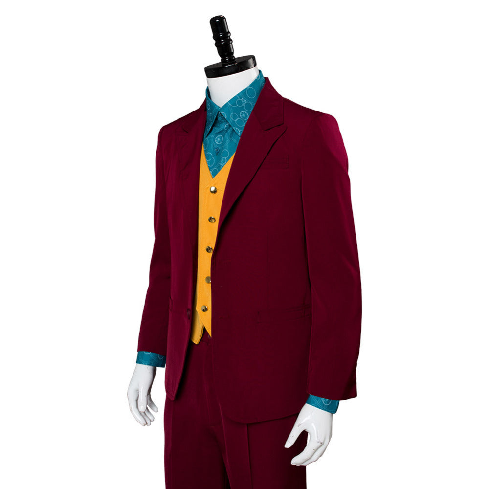 Joker Origin Full Set Cosplay Costume Men's Horror Suit - Arthur Fleck / Joker Outfit - Halloweez