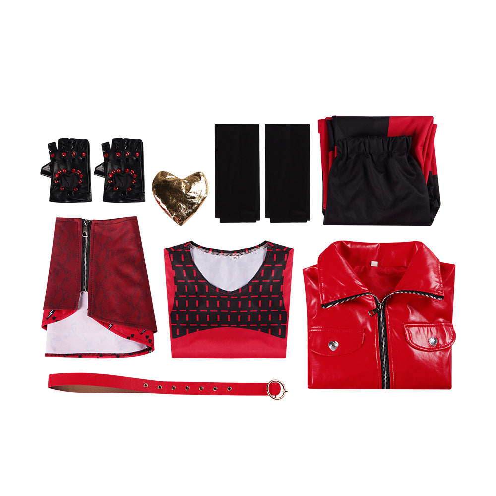 Descendants: The Rise of Red Princess Cosplay Costume - Red Princess Outfit for Performance