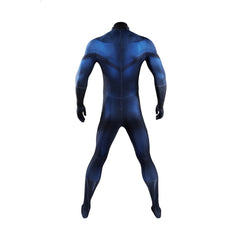 Fantastic Four Human Torch Cosplay Costume, Adult Full Body Spandex Jumpsuit 0716, Superhero Halloween Fancy Dress Outfit