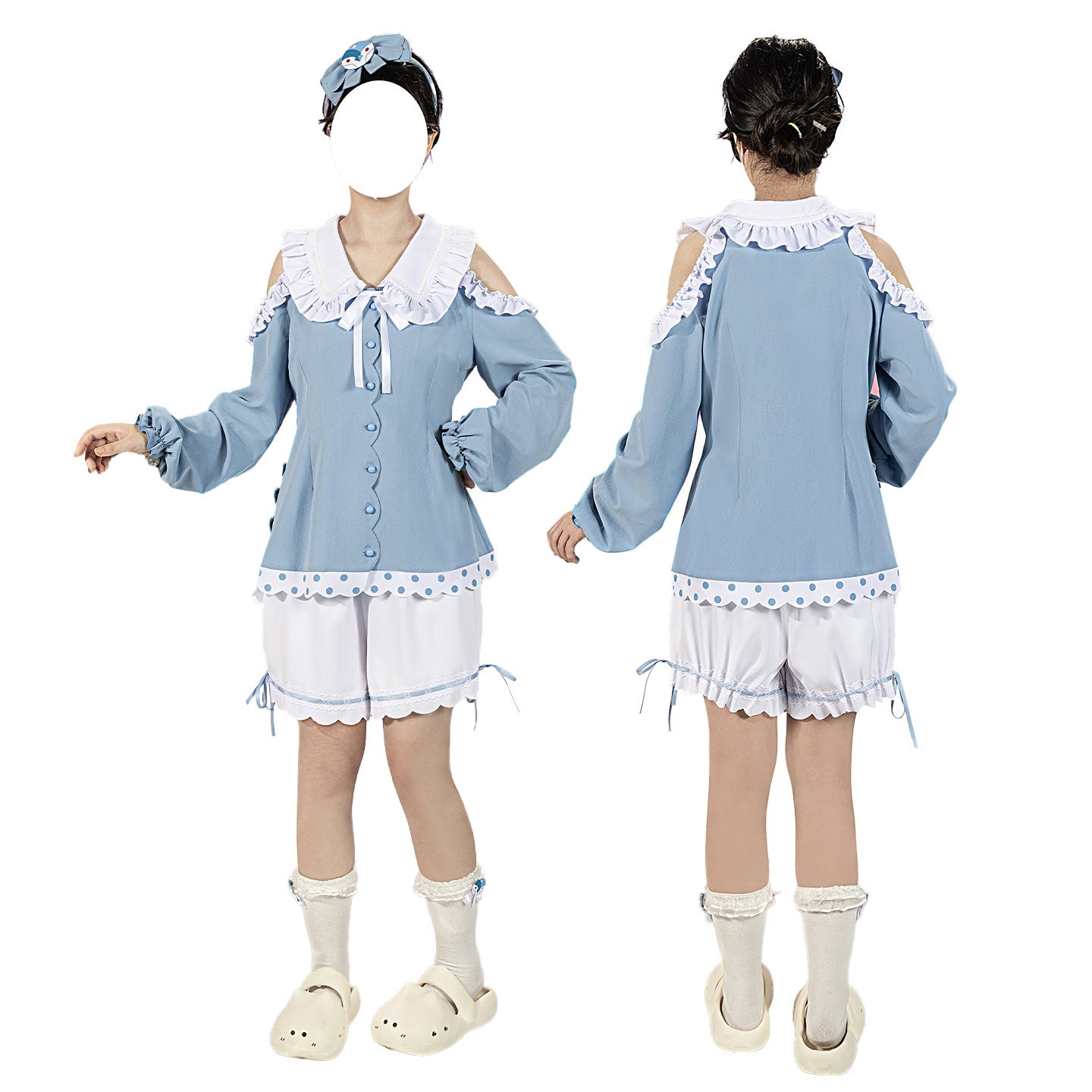 Bangdream Mygo Sleepover Party Takamatsu Tomori Cosplay Costume for Women - Halloweez