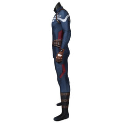 Halloweez Captain America Winter Soldier Digital Printed Cosplay Costume for Enthusiasts & Events