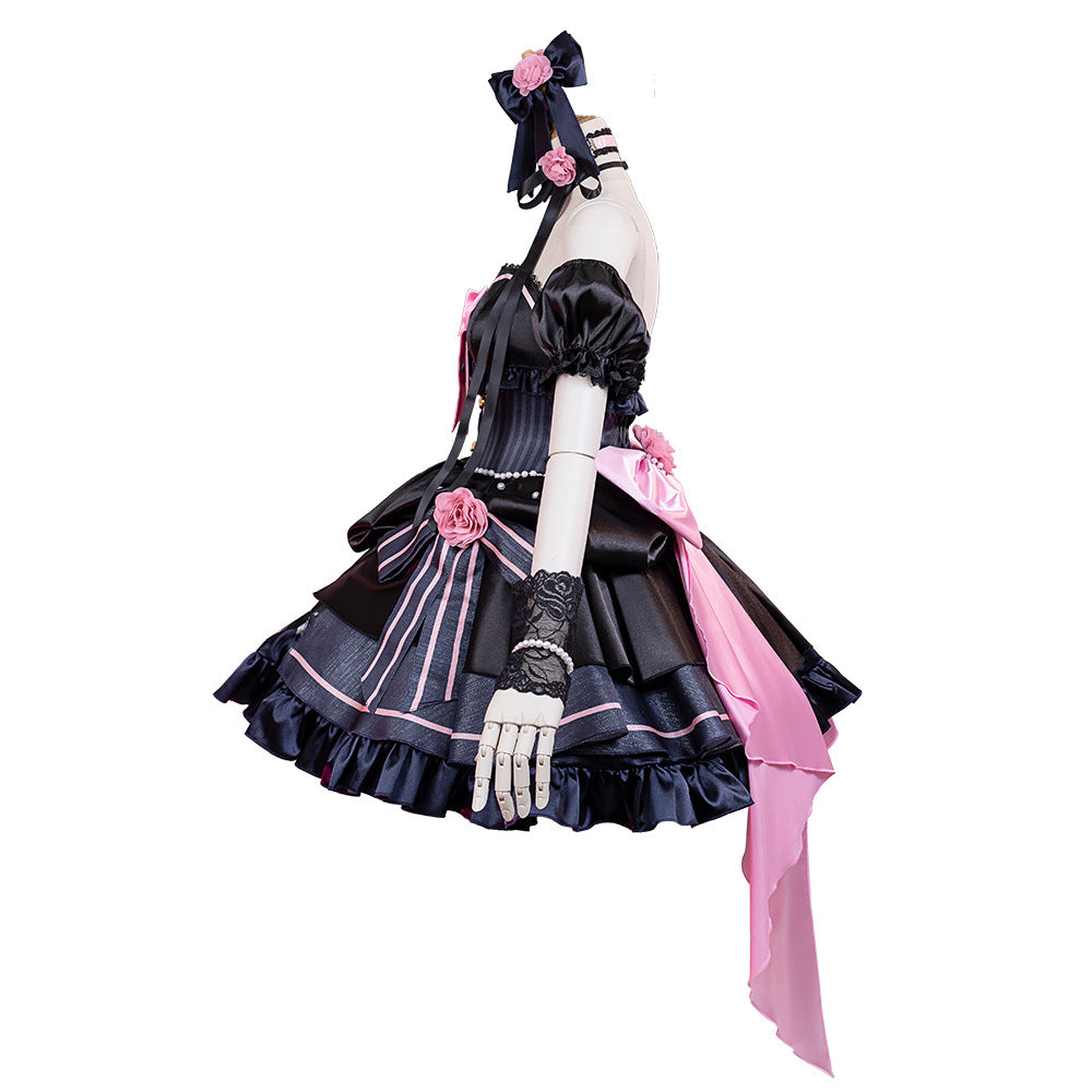 Lovelive Nijigasaki High School Idol Club Zhong Lanzhu Cosplay Costume Demon Group Anime Game Dress - Halloweez