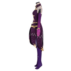 Stunning Luxanna Crownguard Cosplay Costume | The Lady of Luminosity Battle Outfit from Halloweez