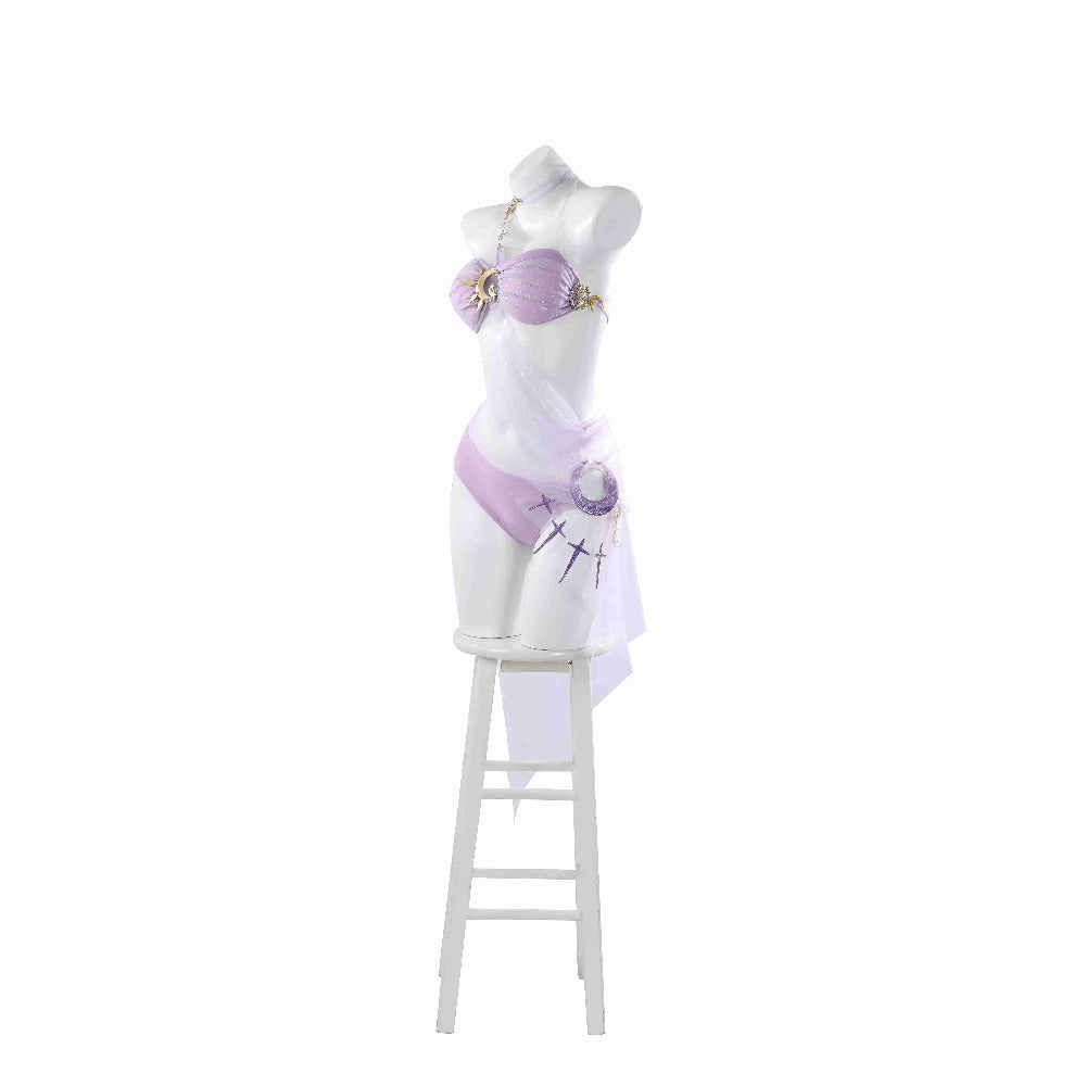 Naraka: Bladepoint Xi La Aurora Summer Night Cosplay Costume for Women - Halloweez