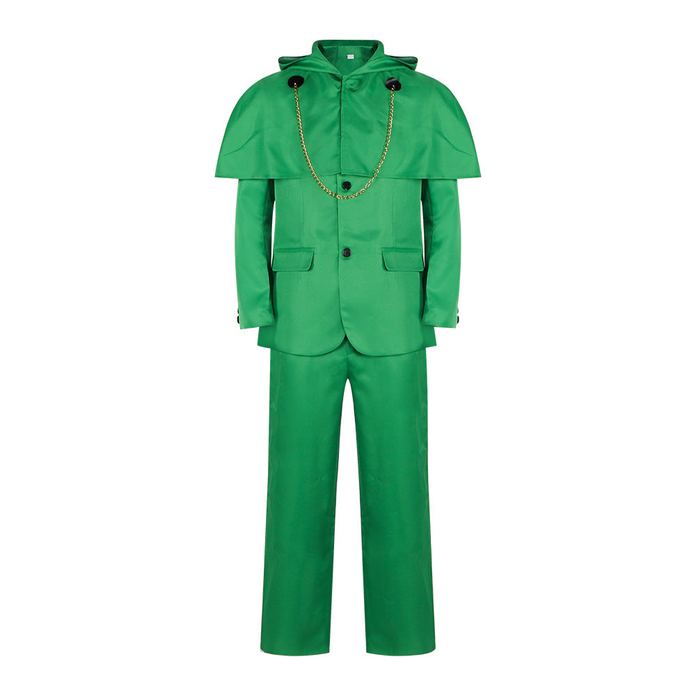 Avengers 5: Doomsday Doctor Doom Cosplay Green Suit Full Set - Premium Quality Movie Costume - Halloweez