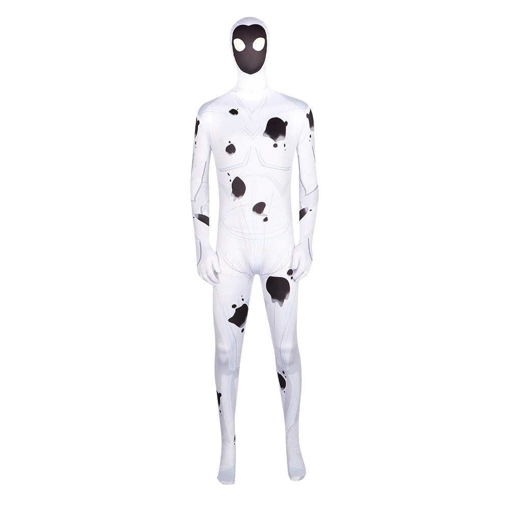 Marvel Spider-Man Across the Spider-Verse The Spot White Bodysuit Cosplay Costume - Halloweez