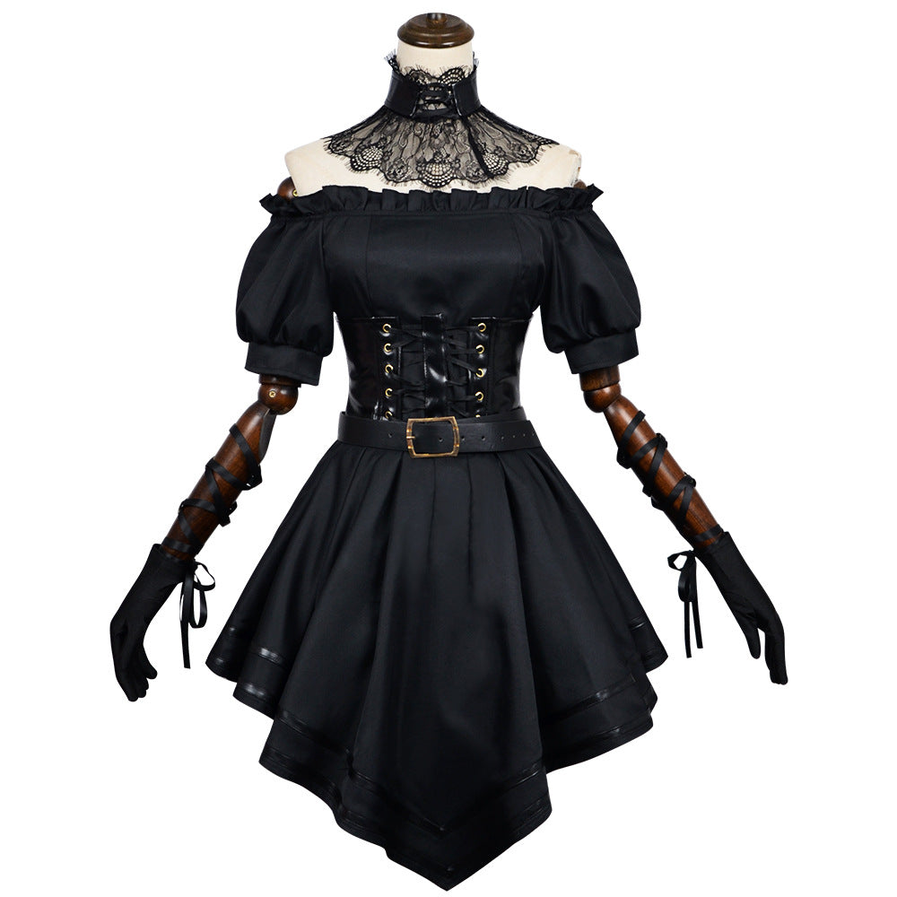 Grok Companion Ani Gothic Lolita Dress Cosplay Costume for AI Virtual Girlfriend - Halloweez
