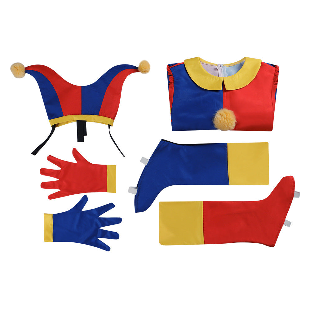 The Amazing Digital Circus Pomni Cosplay Costume - Perfect for Fans and Collectors - Halloweez