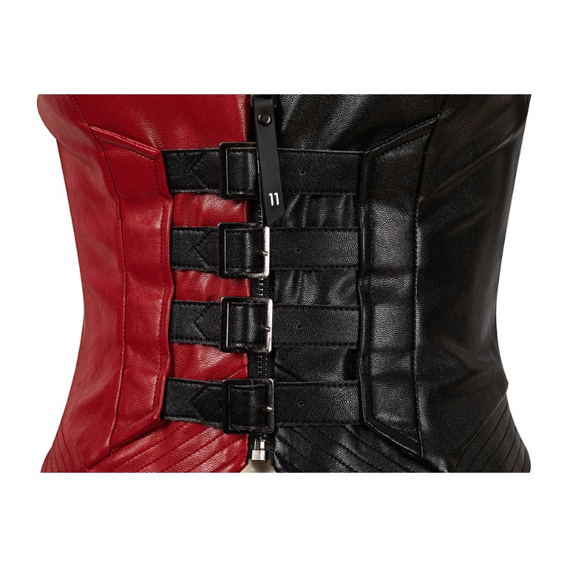 Halloweez Harley Quinn Costume - The Suicide Squad 2 Halloween Outfit with Shoes