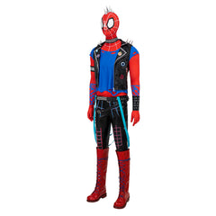 Halloweez Spider-Punk Hobart Brown Costume Set | Spider-Man Across the Spider-Verse Cosplay