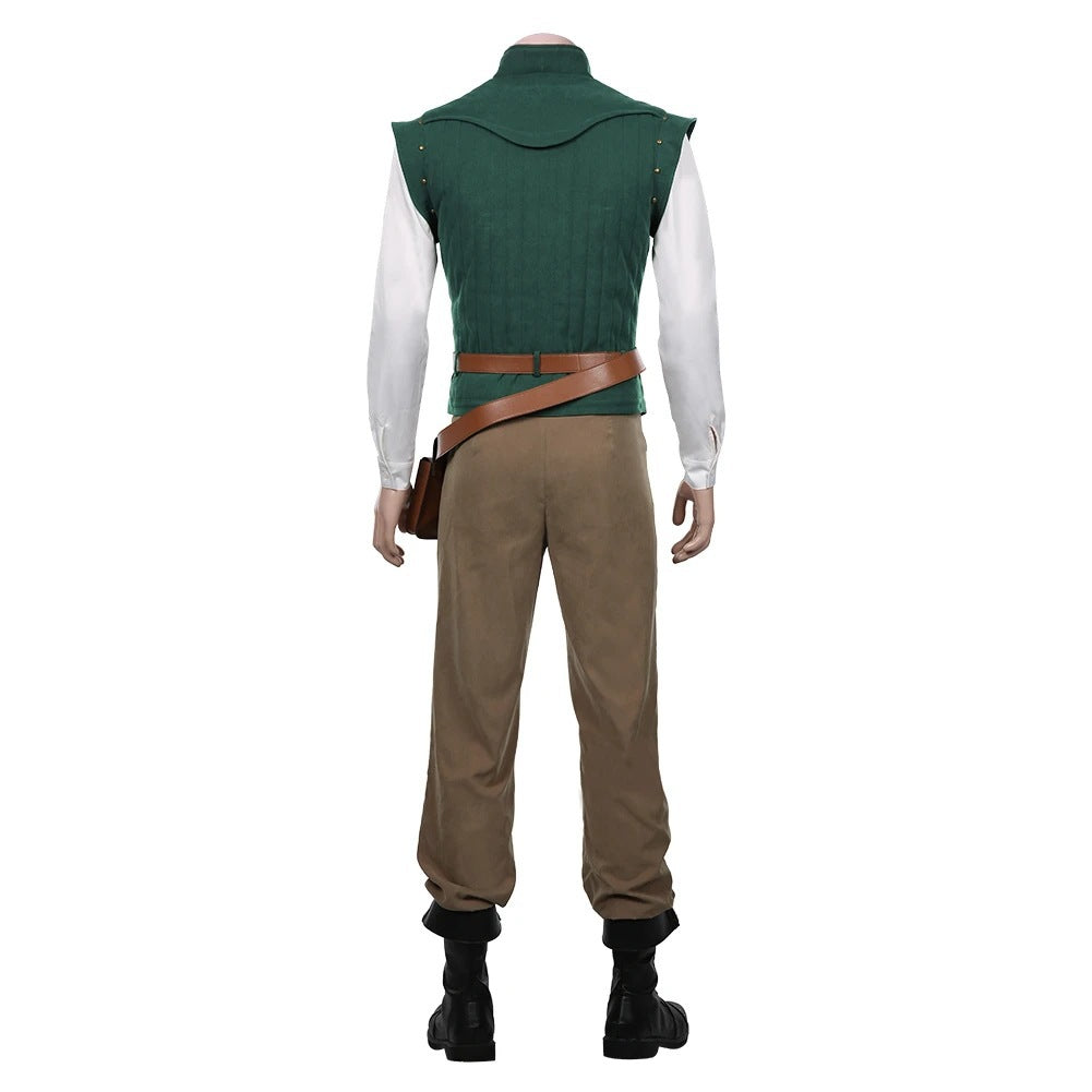 Flynn Rider Cosplay Costume Tangled Rapunzel Prince Role Play Halloween Outfit - Halloweez