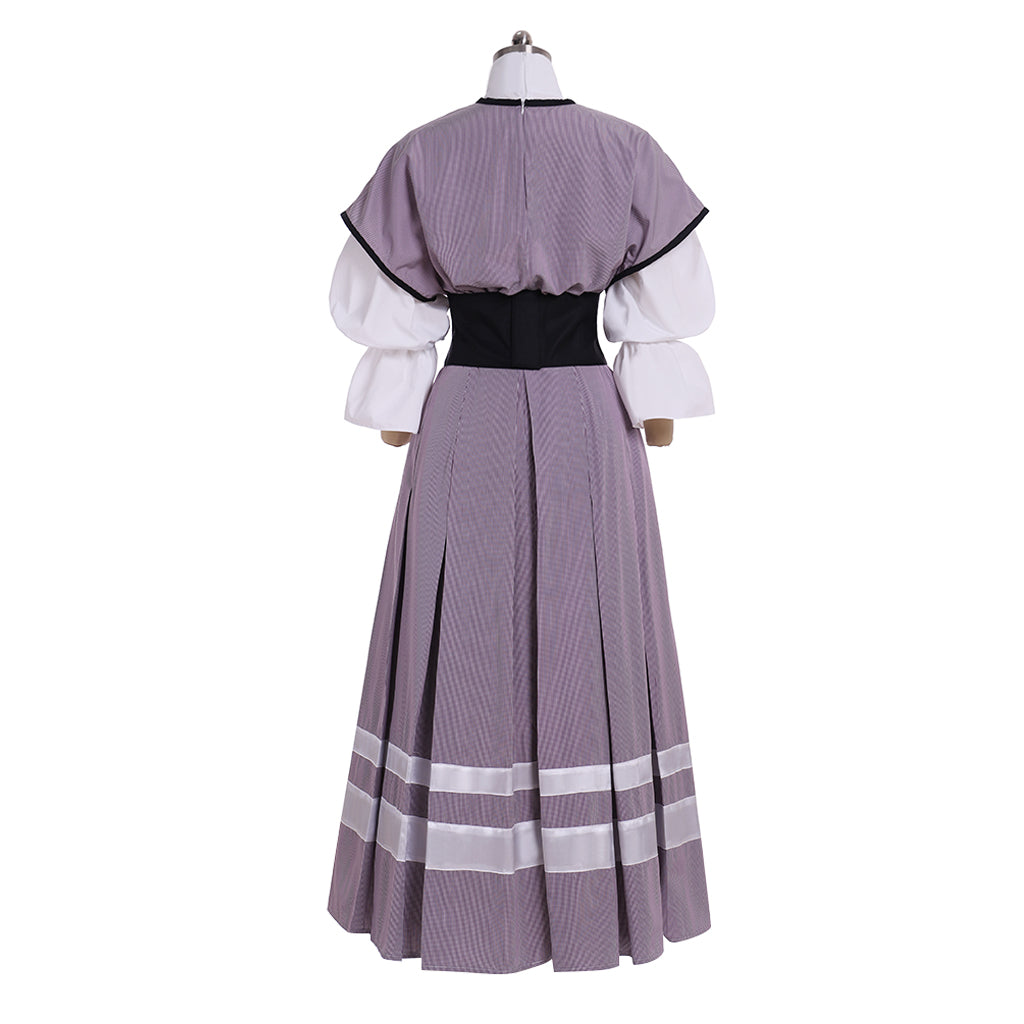 Elegante vestido de inspiración victoriana para mujer: perfecto para fiestas de té y eventos especiales