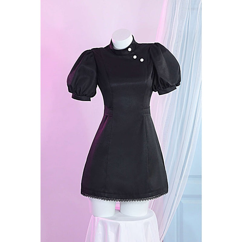 Halloweez Anime My Dress-Up Darling Marin Kitagawa Black Nurse Uniform Cosplay Costume