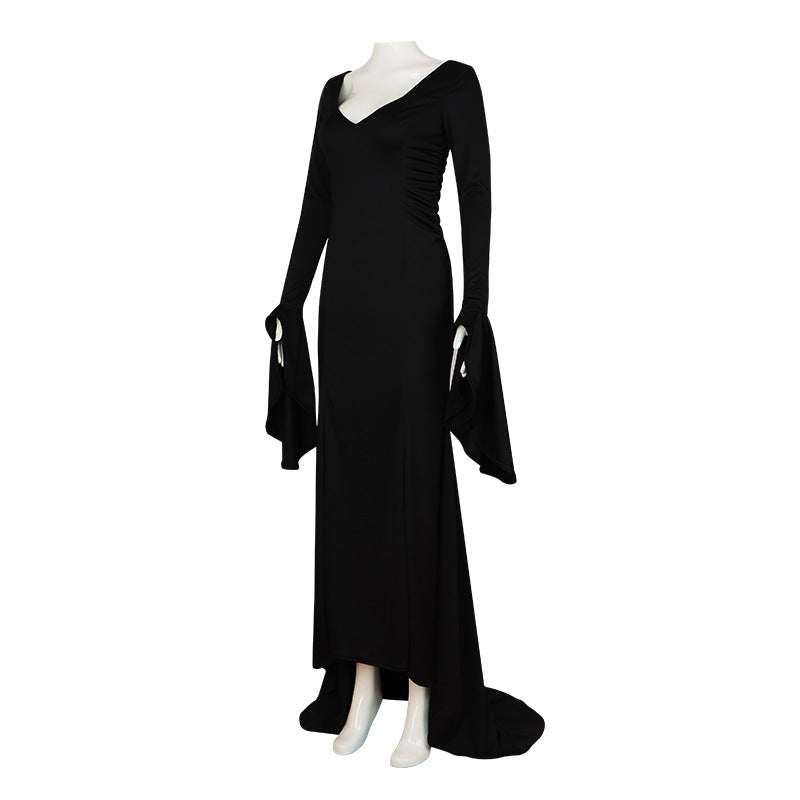 Addams Family Series Complete Cosplay Costume Set for Adults and Kids - Halloweez