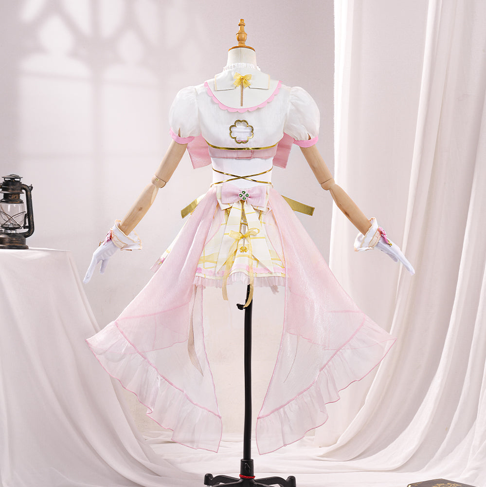 Virtual Idol Ace Taffy Semi-Upgraded Idol Outfit, Classic VTuber Character Performance Costume for Cosplay Party - Halloweez