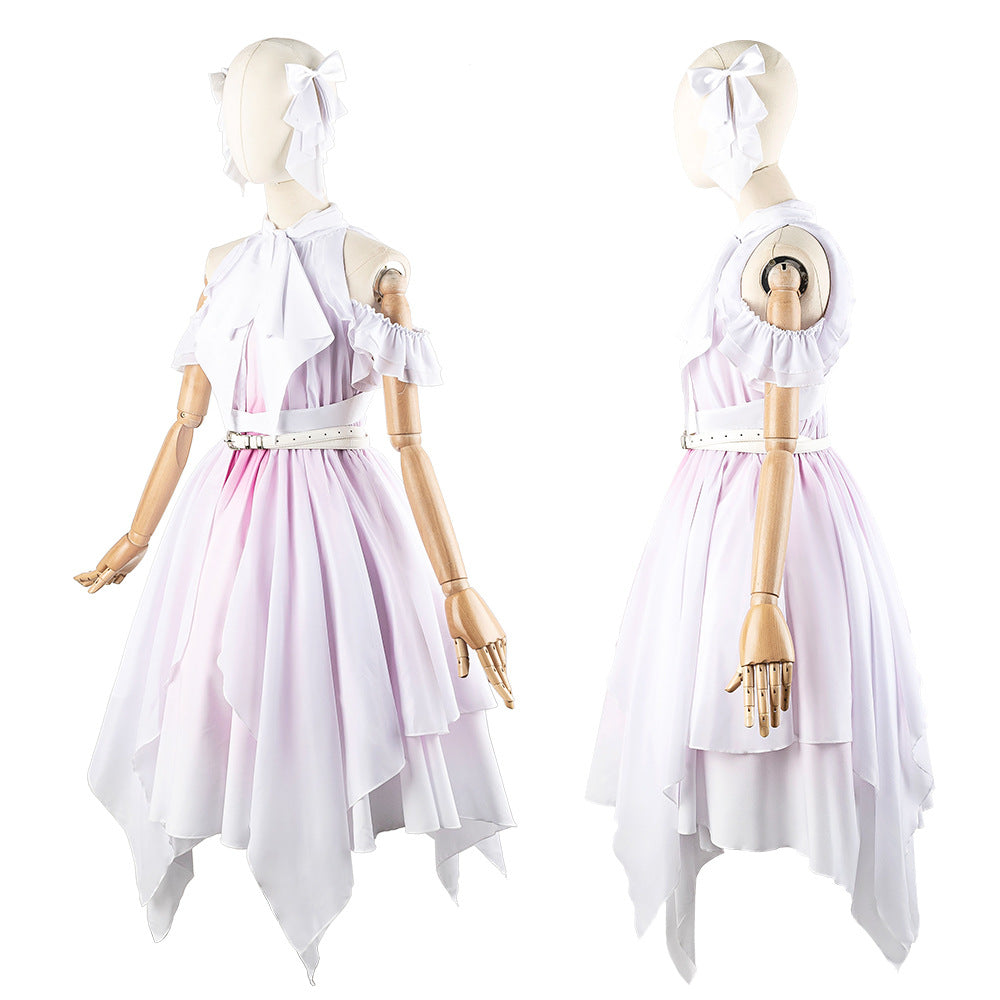 Ren no Sora Oosawa Rurino Fujishima Megumi 2D Cos Anime Gradient Irregular Dress - Halloweez