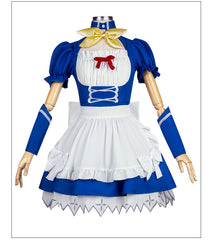 Evangelion 2D Anime Costume Ayanami Rei Asuka Langley Cosplay Maid Outfit Daily Wear - Halloweez