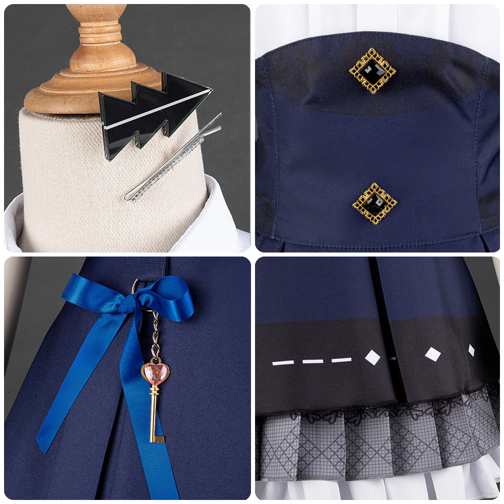 World Project PJSK Kiritani Haruka Cosplay Costume Anime Dress Set - Halloweez