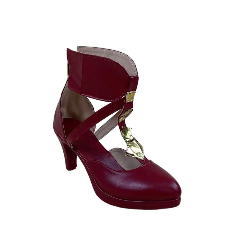 1612 Wuthering Waves FuloLuo Cosplay Shoes for Anime Conventions and Performances - Halloweez