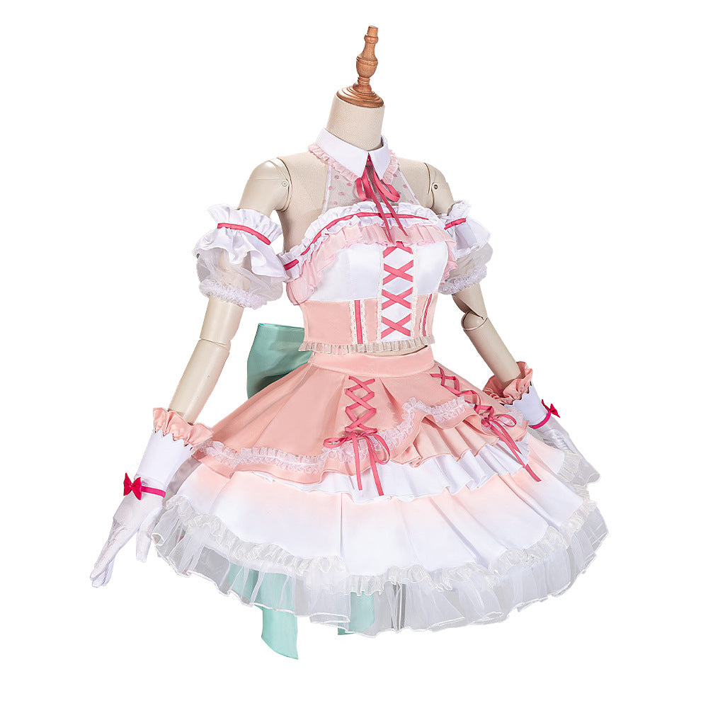 Bangdream Maruyama Aya Cosplay Costume Anime Game Outfit for Women - Halloweez