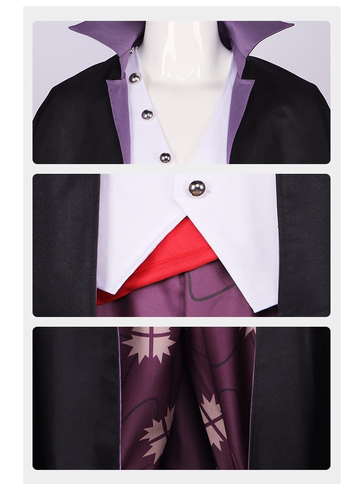One Piece Four Emperors Red-Haired Shanks Cosplay Costume - Premium Anime Role Play Outfit - Halloweez