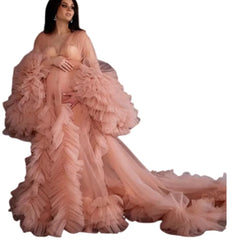 Parent-Child Mesh Dress Party Birthday Photo Maternity Tulle Skirt Wholesale Drop Shipping Puffy Wedding Dress Cosplay Costume - Halloweez