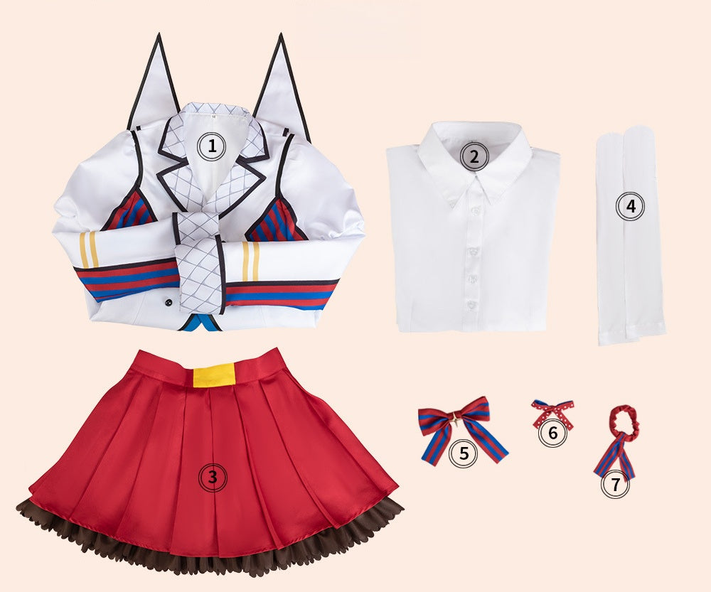 The Idolmaster Million Live! Haruka Amami, Shizuka Mogami Cosplay Costume - Anime Cosplay Outfit - Halloweez