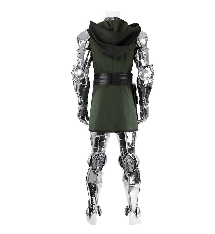 Doctor Doom Costume Classic Vintage Suit with Cape for Halloween Cosplay