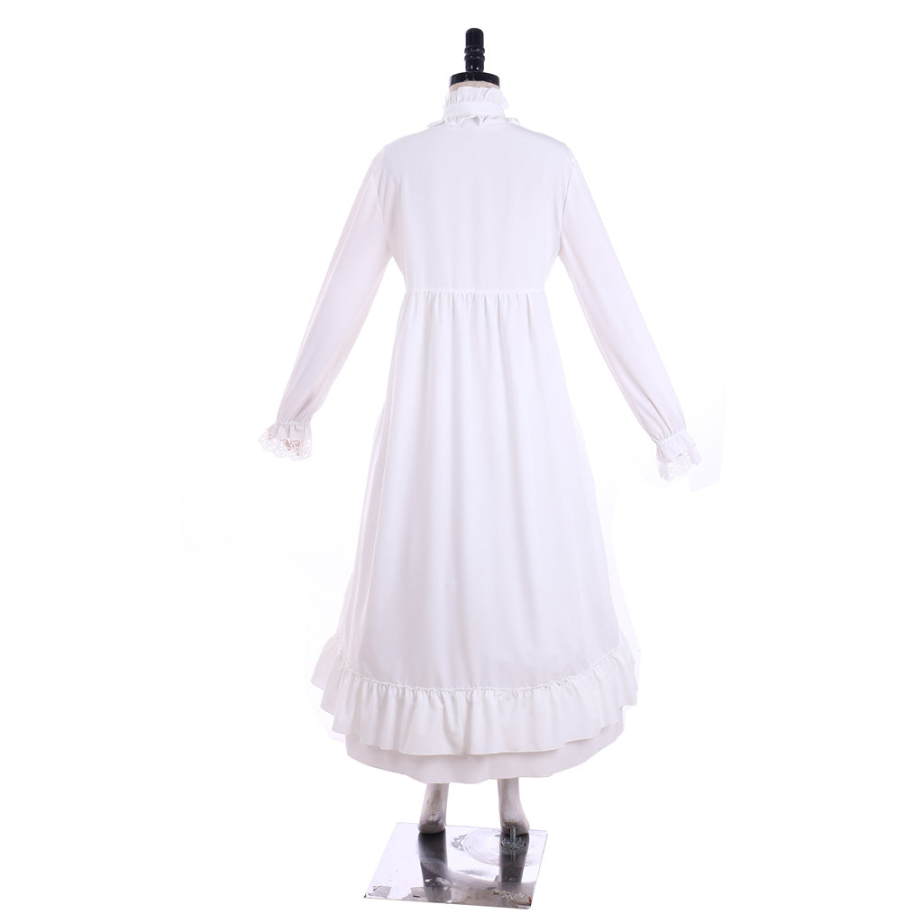 Elegant Halloweez White Ball Gown - Vintage Victorian & Medieval Baroque Inspired