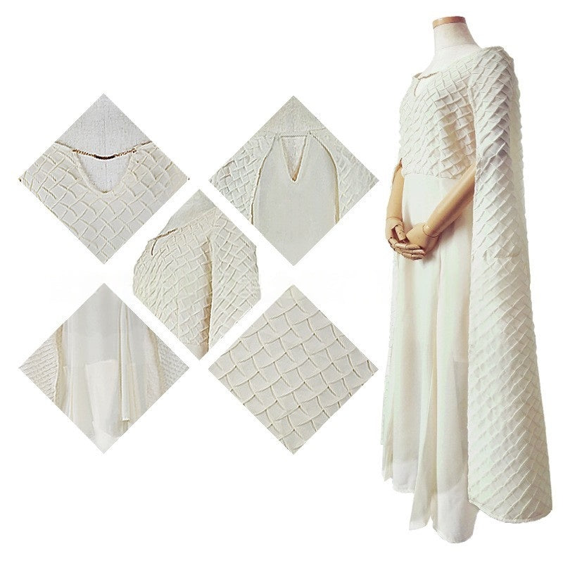 Game of Thrones Daenerys Targaryen Cosplay Costume - Song of Ice and Fire - Halloweez