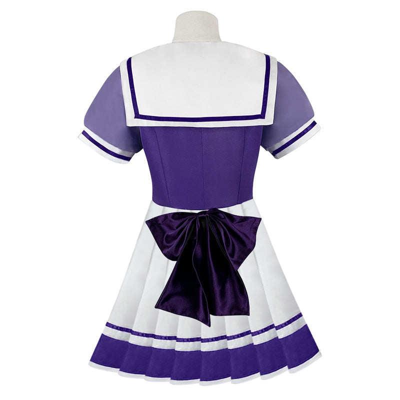 Uma Musume cosplay costume Tracen Academy uniform sailor collar cute style dress - Halloweez