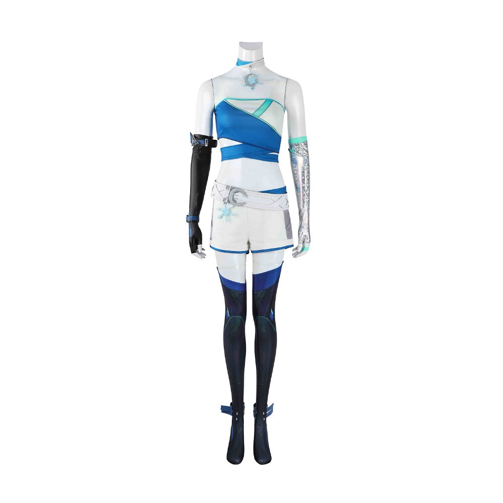Marvel Rivals Luna Snow Cosplay Costume - Premium Quality Game Character Outfit - Halloweez
