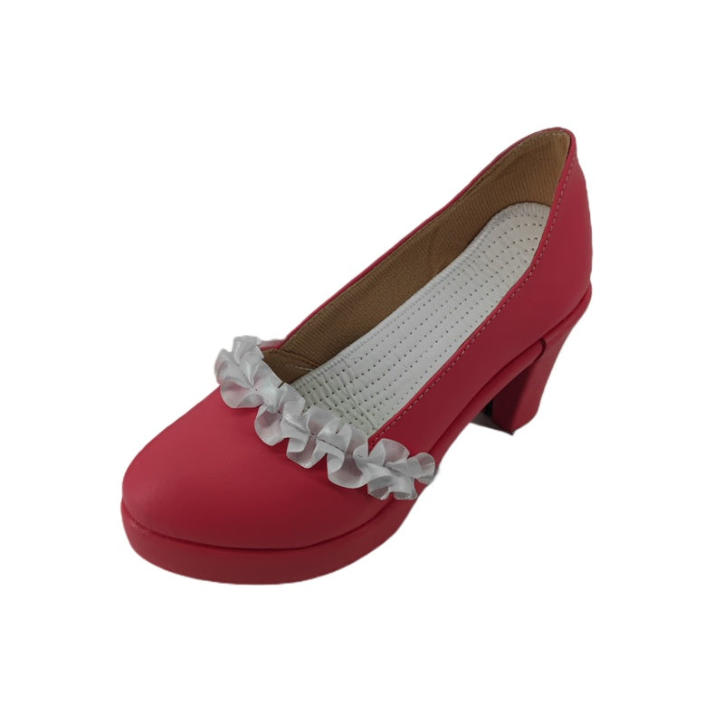 2127 Aikatsu! Ichigo Hoshimiya Aurora Kiss Cosplay Shoes for Anime Conventions - Halloweez