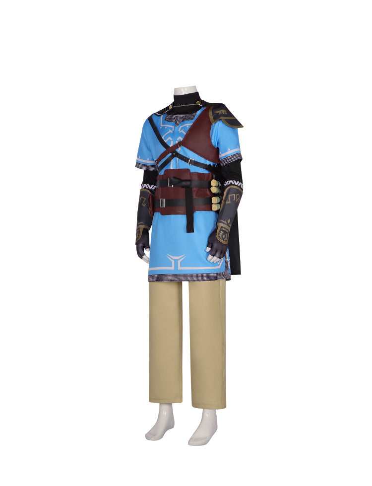 Legend of Zelda Breath of the Wild Tears of the Kingdom Link Cosplay Costume - Game Character Performance Outfit