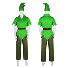 Peter Pan Tinker Bell Cosplay Costume Green Fairy Outfit for Halloween and Stage Performance - Halloweez