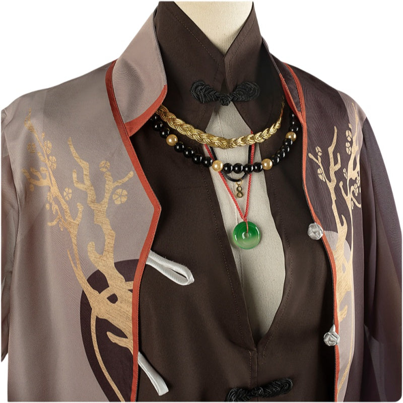 18TRIP Game Deer Gift Light Black Mafia District Chief Cosplay Costume Anime Men and Women Color Matching Suit - Halloweez