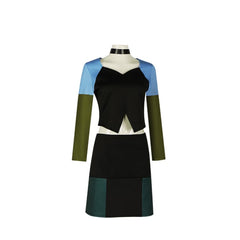 Gwen Cosplay Costume from Island Survival Battle - Complete Outfit with Top, Skirt, and Collar for Halloween Party Performance - Halloweez