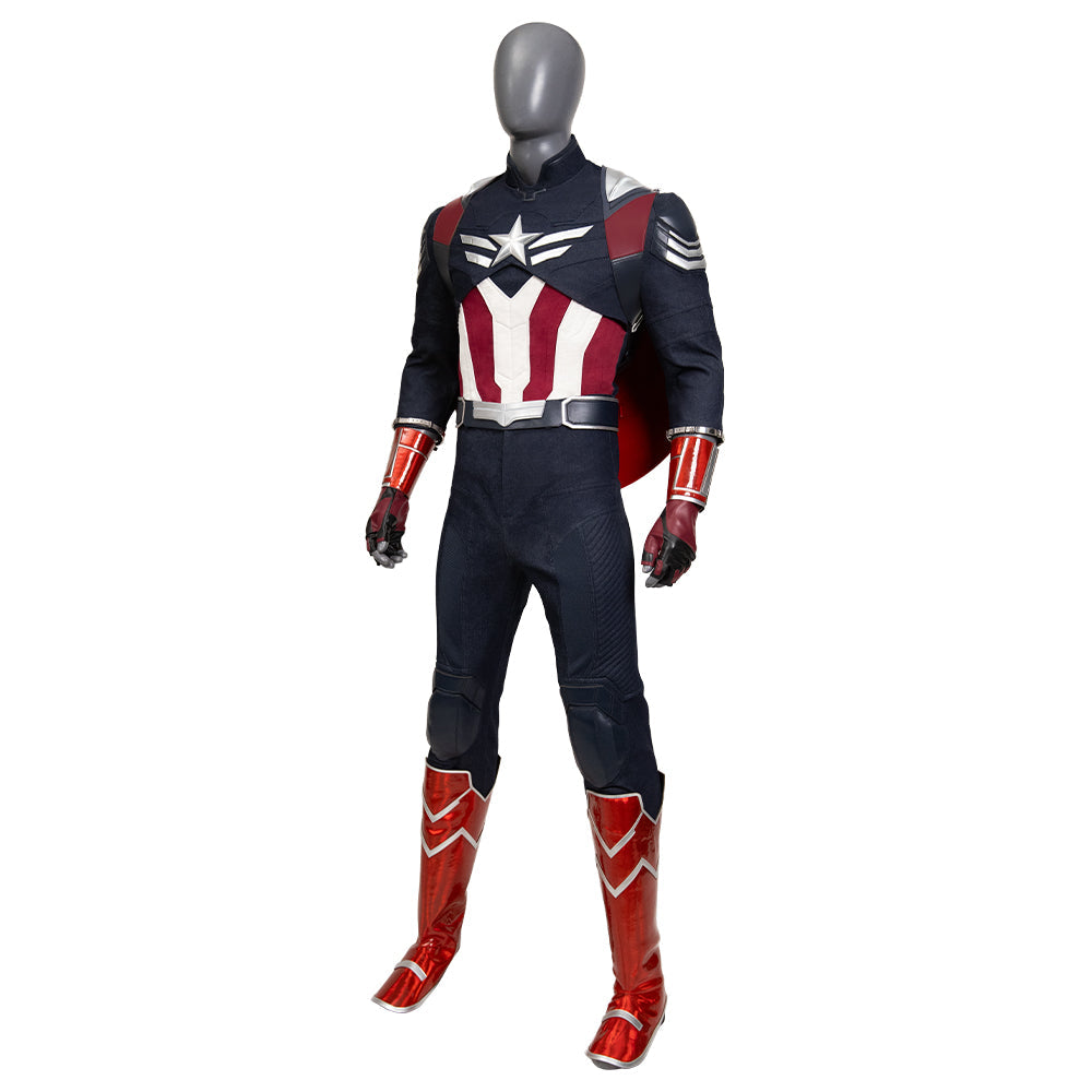 Déguisement de cosplay Captain America 4 Sam Wilson pour Halloween - Costumes de haut niveau