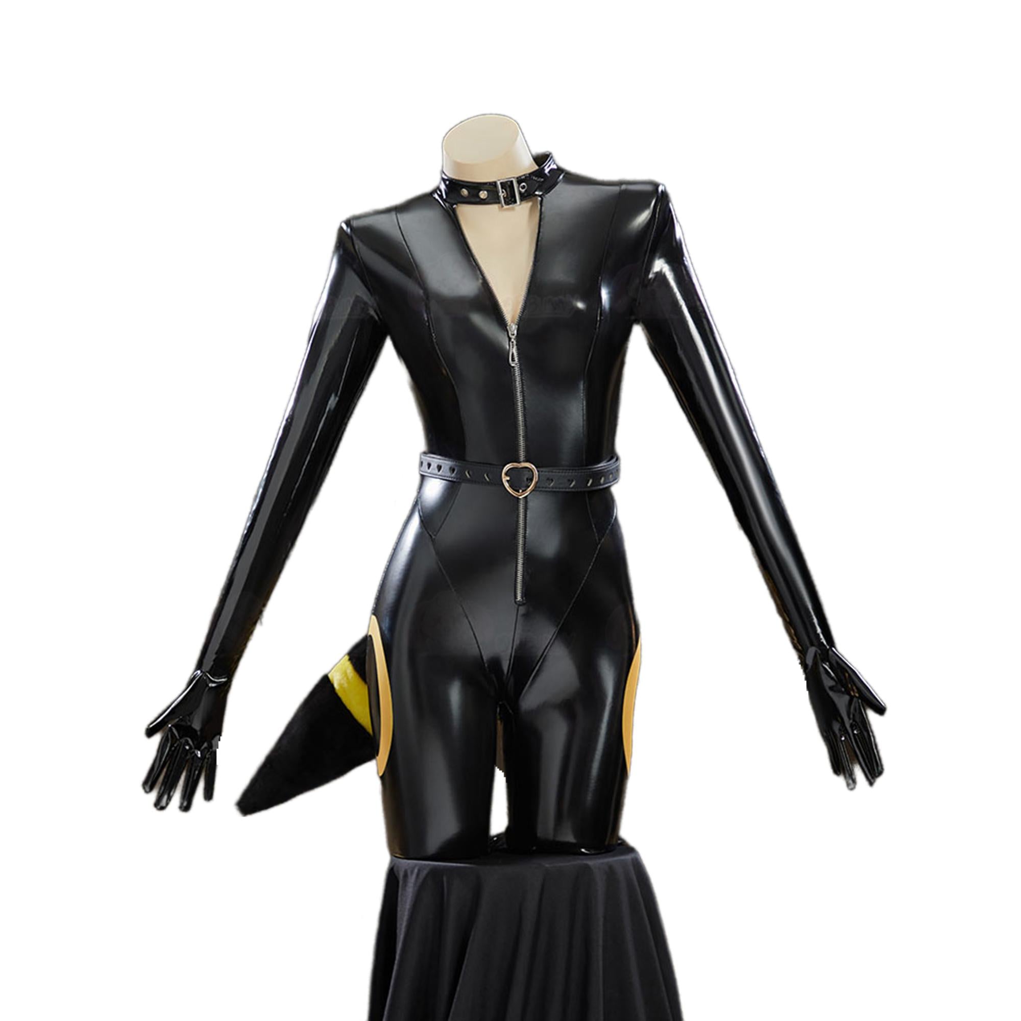 Umbreon Kigurumi Cosplay Bodysuit with Paws Hoodie Anime Costume - Halloweez