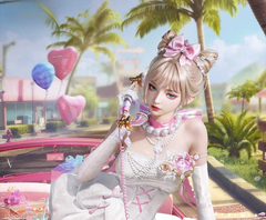 Game For Peace Noble Lady Cat Cosplay Dress Princess Short Lolita Party Skirt - Halloweez