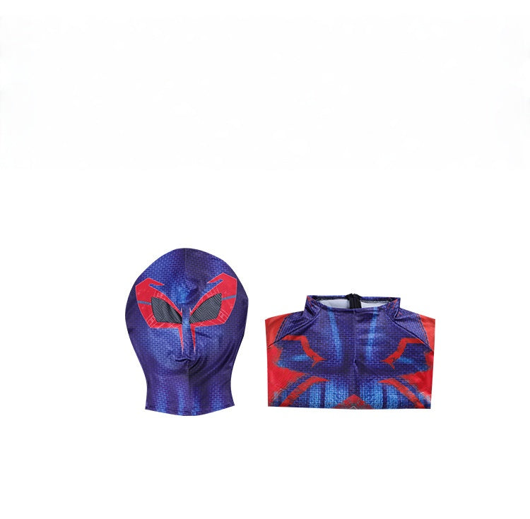 Spider-Man Across the Spider-Verse Cosplay Costume for Kids Miguel Spider-Man Bodysuit 3D Printed Jumpsuit Halloween - Halloweez