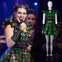 Halloweez Anne Boleyn Green Costume - Six the Musical Inspired Outfit