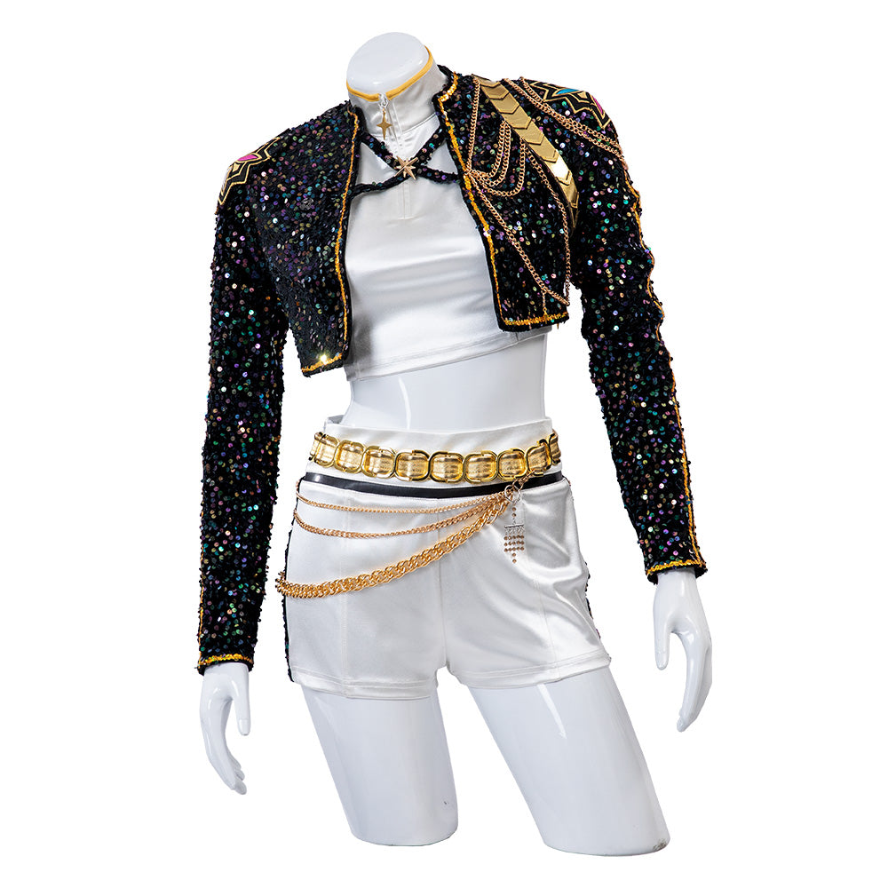 Demon Hunter Girls Rumi Cosplay Costume for Music Performance - Halloweez
