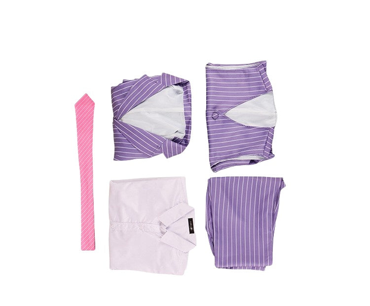 Tokyo Revengers Haruchiyo Sanzu Striped Suit Cosplay Costume Full Set