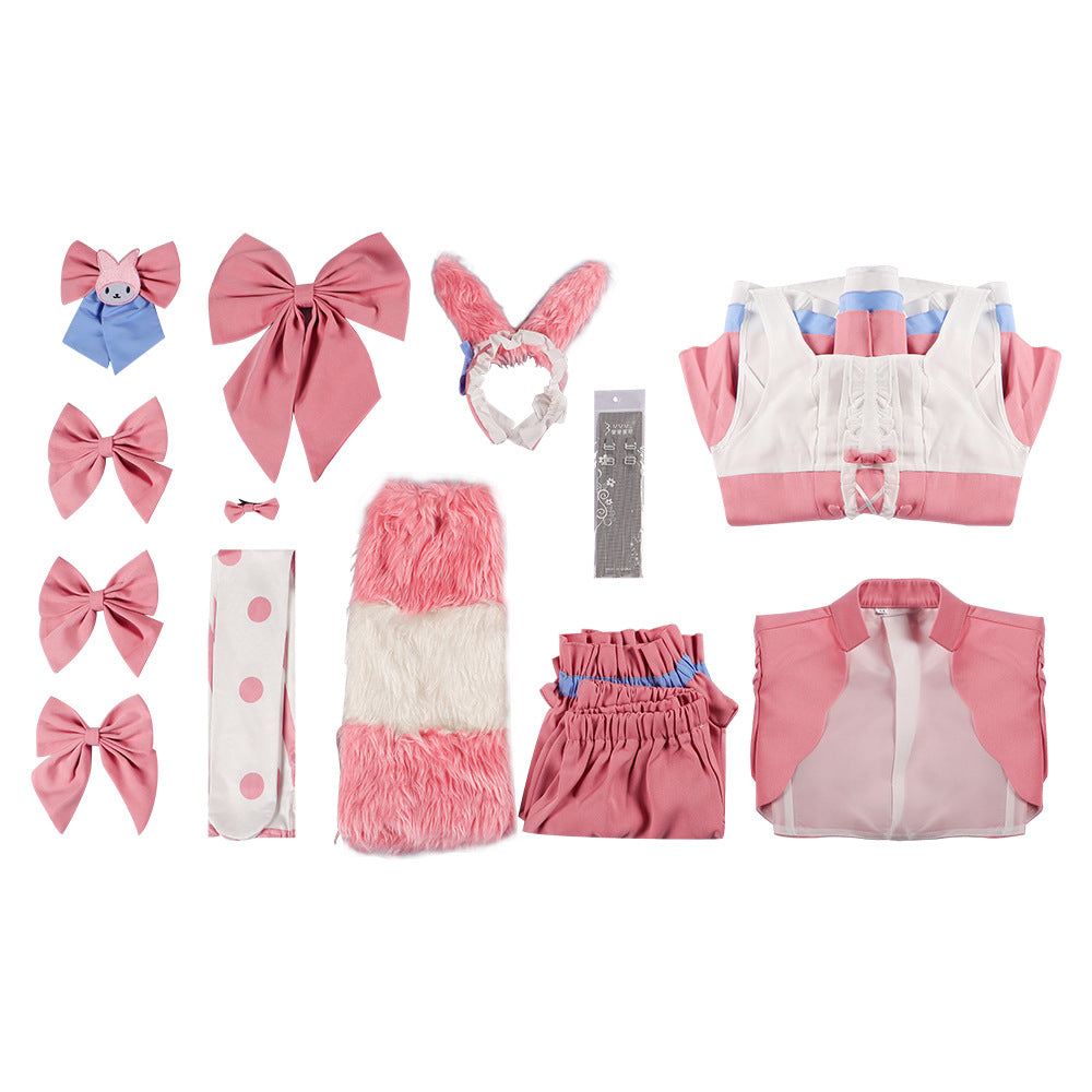 Identity V Cosplay Costume Collaboration Sanrio Cheerleader Kuromi Game Role-Playing Outfit