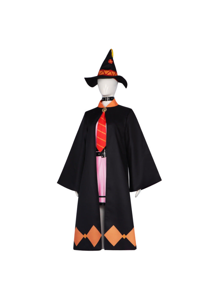 Megumin Explosion Magic Cosplay Costume - KonoSuba Anime Performance Robe Set - Halloweez
