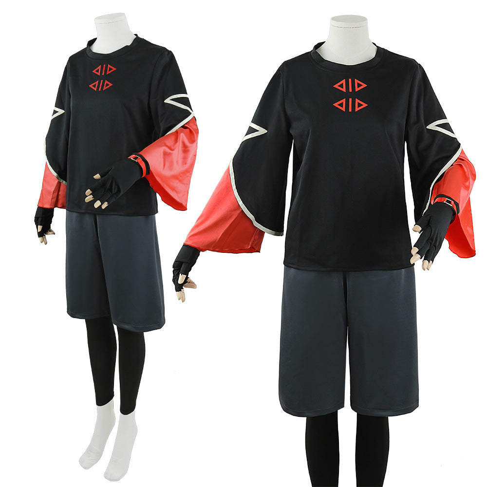 Rainbow VTuber Saeghina New Outfit 2D Anime Game Cosplay Costume Set - Halloweez